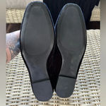 ZARA Black Velvet Dress Loafers 38 workwear holiday party minimalist classic Photo 5