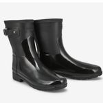 Hunter  Original Refined Short Gloss Duo Rain Boots Size 9 removable socks Photo 12