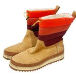 Toms  Women’s Size 9.5 Quilted Multicolor McKenna Winter Boots Photo 0