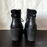 Black Wedge Ankle Boots Size 5.5 Photo 3