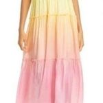 Cami NYC NWOT  Adrienne Rainbow Tiered Silk Dress size small Photo 0