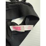 Victoria's Secret‎ PINK Black Sports Bra Dog Logo Racerback Activewear Top Size undefined Photo 4