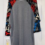 LuLaRoe  Randy 4th of July America 3/4 sleeve t-shirt 3XL NWT Photo 2