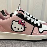 Hello Kitty Women’s Pink, White, And Black Casual Court Sneakers Size 8 Photo 6