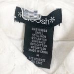 Stoosh Linen Blend Asymmetrical Full Zip White Jacket Juniors Medium Photo 1