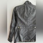 J.Crew Grey Relaxed Boyfriend Field Shirt Jacket, Size Small Petite Photo 13