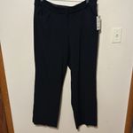 Dana Buchman NWT Dana‎ Buchman Curvy Mid Rise Trouser Black Size 18 relaxed leg Photo 3