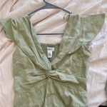 Japna Green Twist Front Women's Top Photo 1