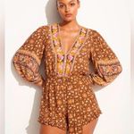 SPELL Madame peacock romper Brown Photo 0