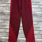 PINK - Victoria's Secret Victoria's Secret VS PINK Womens Seamless Workout Leggings M Med Medium Red Wine Photo 0