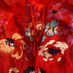 BeachLunchLounge  Red Floral Dress M Photo 8
