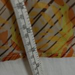 Chico's NWT  Silk Kimono Cardigan Orange Floral Open Front Ribbon Front Trim Sz L Photo 4