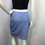 Veronica Beard  Silk Floral Blue Skirt Size 6 Photo 10