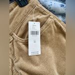 Pilcro x Anthropologie Corduroy Pants – Tan Wide Leg Straight – NWT Size 26 Photo 4