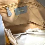 LAGGO Havana Hobo Shoulder Bag Blue Pebbled Leather Photo 9