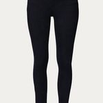 We Wore What NWT High Rise Skinny Zip Jean In Black Photo 0
