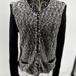 Donna Karan Donna Karen Black Hook & Eye cotton Blend sweater Cardigan Women’s Size XS Photo 0
