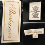 Shoshanna New  Metallic Foil Herringbone Tweed Sheer Yoke Sleeveless Dress Photo 19