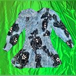 Ulla Johnson Noemi Blue Floral Wrap Dress size 4- Missing Belt Photo 3