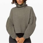 Lululemon Peaceful Moments Pullover in Heathered Grey Sage Sz L/XL Photo 1