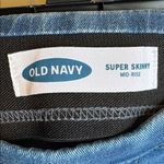 Old Navy  | Basic “Super Skinny Mid-Rise” Jeans Jeggings Elastic Waist Size 20 Photo 2