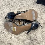 L.A.M.B. Gwen Stefani Kamy Gunmetal leather heels size 8.5 Photo 7