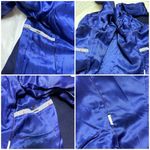 ZARA Woman navy double breasted 5 button military style pea coat sz L Photo 9