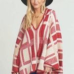 Show Me Your Mumu | Red Kellan Poncho Photo 0