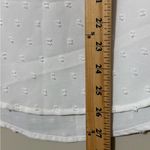 Staccato  women’s size small pullover ruffle sleeve tank top polka dot v-neck Photo 3