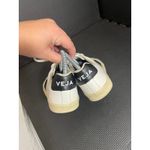 VEJA  Esplar Leather Sneakers Womens Size 6 US EU 37 White Black Used Low Top Photo 6