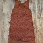 Lush Clothing Lush womens rust layered fringe dress XS Photo 12