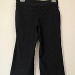 Nike Fit Dry Dri-Fit Be Strong Athletic Capri Pants Solid Black Activewear Small Photo 6