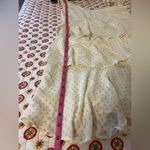 Hello Molly NWT  / Dress Forum Polka Dot Ruffle Ivory Dress Size Medium Photo 8