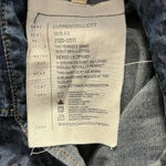 Current/Elliott The Perfect Shirt in Indigo Leopard Denim Size US 0 / XS Photo 10