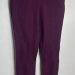 Theory Mandatory Junius Ponte Skinny Pants in Plum Size 12 Photo 0