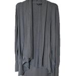Athleta Pranayama Cardigan XS Grey Long Sleeve Open Front Thumbholes Photo 0