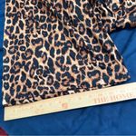 Leopard Print Flare Pants XXL Brown Photo 6