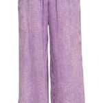 Zenana Outfitters Washed Double Gauze Elastic Band Waist Pants Photo 0