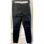 sts blue NWOT Leather look BLACK ELLIE HIGH RISE JEANS Size 27 Photo 2