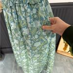 Crown & Ivy Society Social x 100% Cotton Floral Cottagecore Midi Dress Sz L 💚🍄 Photo 3