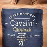 Cavalini  XL faux leather puffer vest hooded winter fall outdoor neutral gorp Photo 6