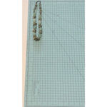 Vintage Handmade Beaded Quartz Necklace Jade Tone Green Photo 4