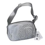 Lululemon NWT 1L EVERYWHERE BELT BAG STUDDED VAPOR WHITE W/ SILVER STUDS Photo 0