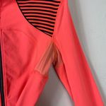 Lululemon  Forme Classic Stripe Light Flare Inkwell Neon Orange Athletic Jacket 6 Photo 6