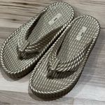 ASOS NEW Juniper Gold Platform Jelly Sandals Women’s 8 Photo 1