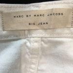 Marc Jacobs  Womens Big Jean 26 White Capri‎ Denim Embroidered Cropped NWT Photo 6