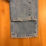 Madewell  The Mom Jean High Rise Crop Distressed Jeans Size 27 Photo 9