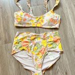 Aerie Ruffle Floral Bikini Set Size L BRAND NEW Photo 3