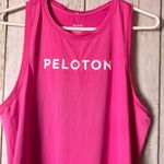 Peloton Athletic Distance Mesh Side Panel Sleeveless Pink Workout Tank Top Sz M Photo 1