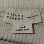 Kate Spade Womens Broome Street Black White Sweater Small Photo 2